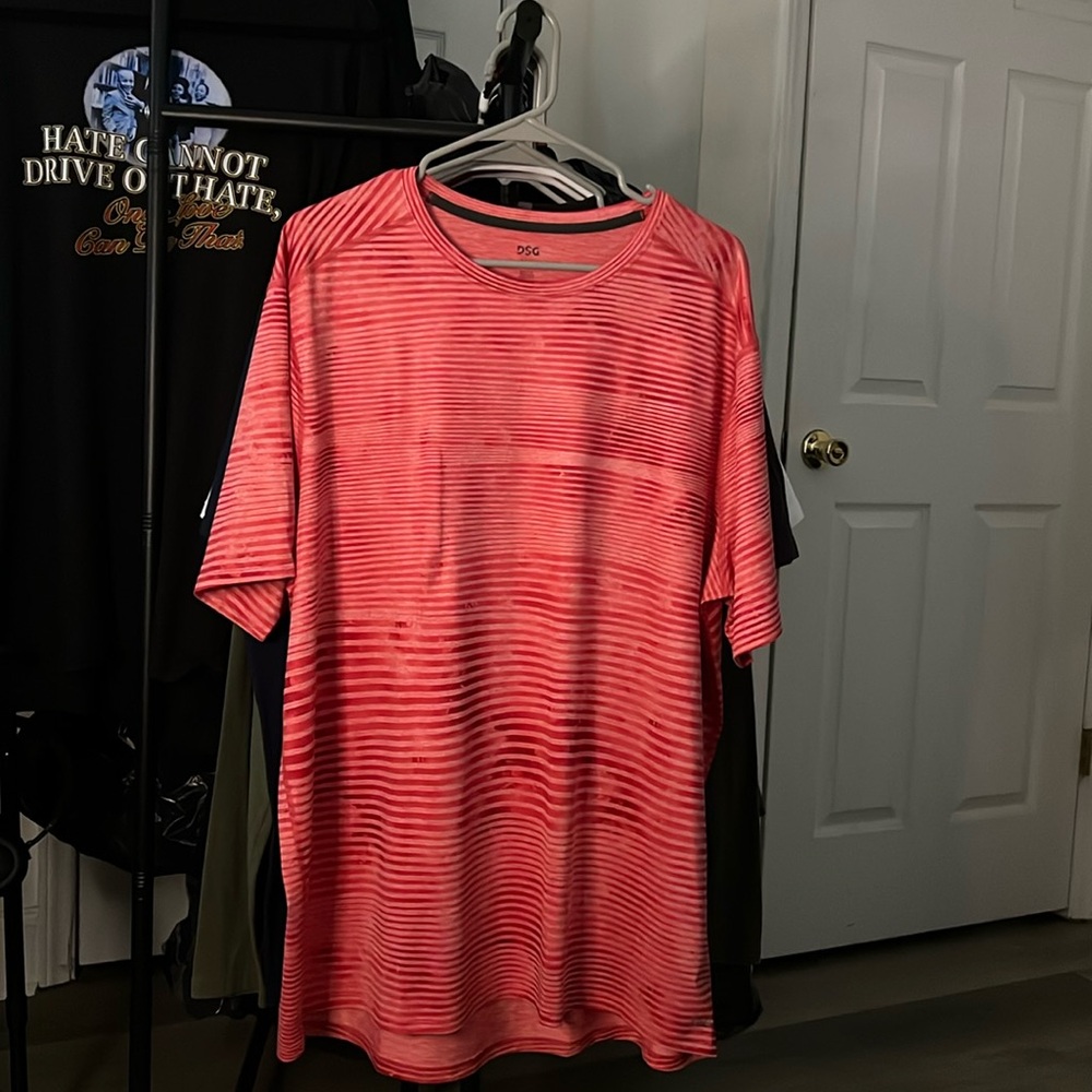 DSG Red Striped Men's Tee